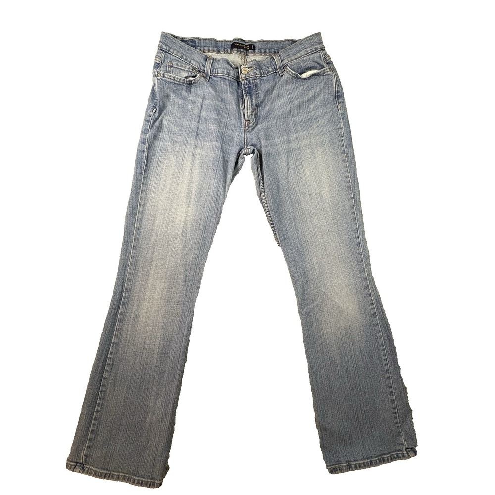 Levi's 524 Too Superlow Women's 13M (34x31.5) Blue Bootcut Stretch Jeans